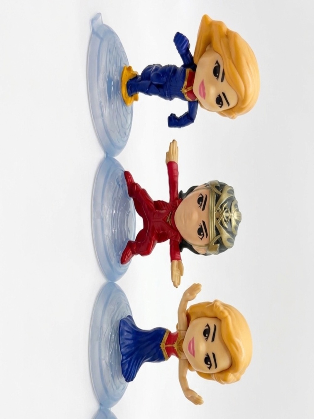 2023 McDonald's The Marvels Happy Meal Toy Set Captain Marvel Ms Marvel 4 Figure